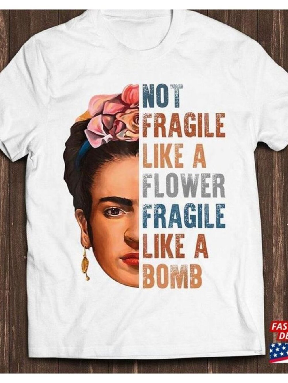 Frida Kahlo Be Like Her Not Frag tshirt